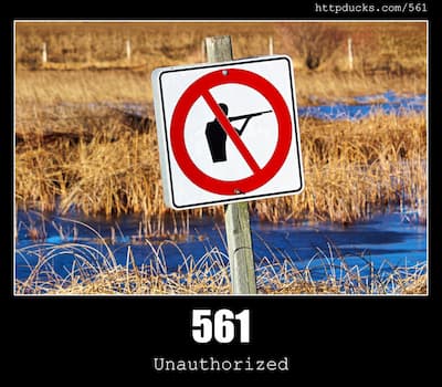 561 Unauthorized & Ducks